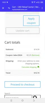 LABOR2024 coupon verification screenshot
