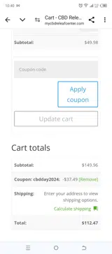 CBDDAY2024 coupon verification screenshot