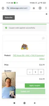 savageblast10 coupon verification screenshot