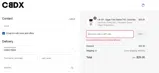 LASER coupon verification screenshot