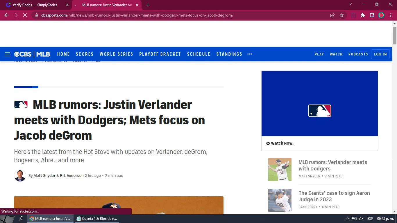 CBS Sports checkout page showing CBS Sports promo code box | Screenshot taken by SimplyCodes community member on Nov 28, 2022