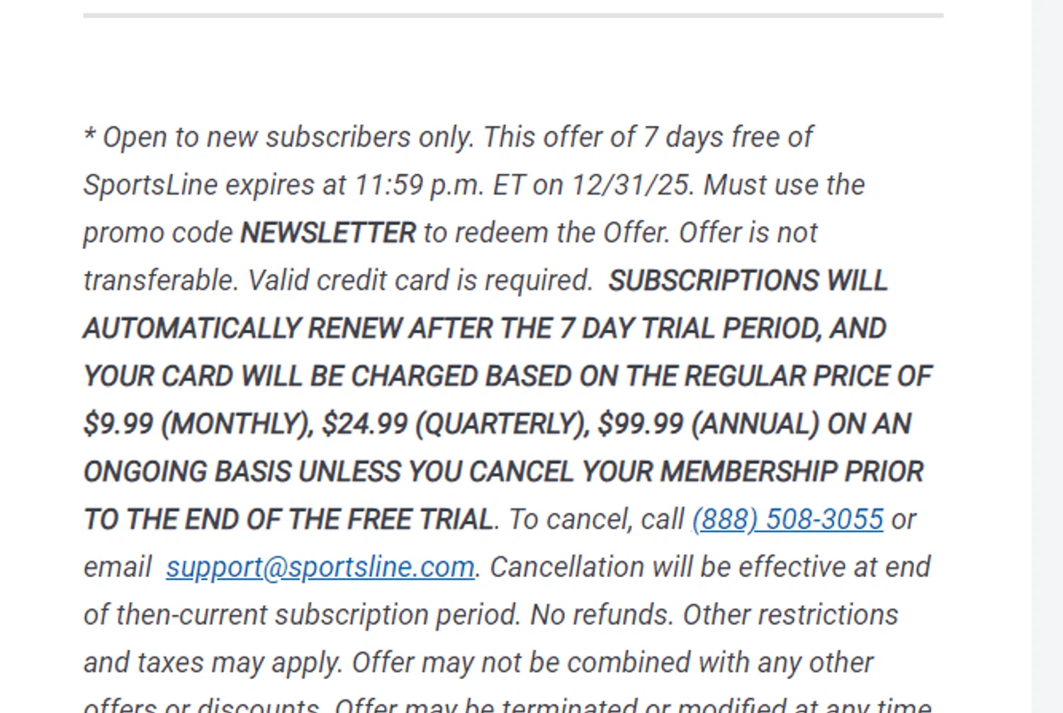 CBS Sports promo code screenshot showing code NEWSLETTER* applied at CBS Sports checkout page. Uploaded by SimplyCodes community member BYEEEE on Jun 2, 2025