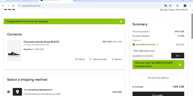 CCC checkout page showing CCC promo code box | Screenshot taken by SimplyCodes community member on Jul 23, 2025