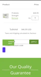 HEALTH5 coupon verification screenshot