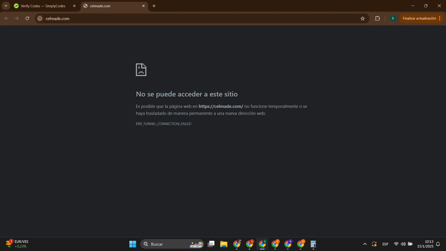 Celmade discount code screenshot showing code CELMADE10 applied at Celmade checkout page. Uploaded by SimplyCodes community member ThriftyTitan786 on Jan 15, 2025