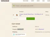 Central Milling coupon verification screenshot
