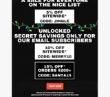 Ceramic Grill Store coupon verification screenshot