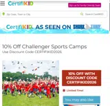 CERTIFIKID2025 coupon verification screenshot
