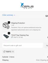 TRAP15 coupon verification screenshot