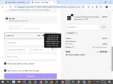 Cerwin Vega coupon verification screenshot