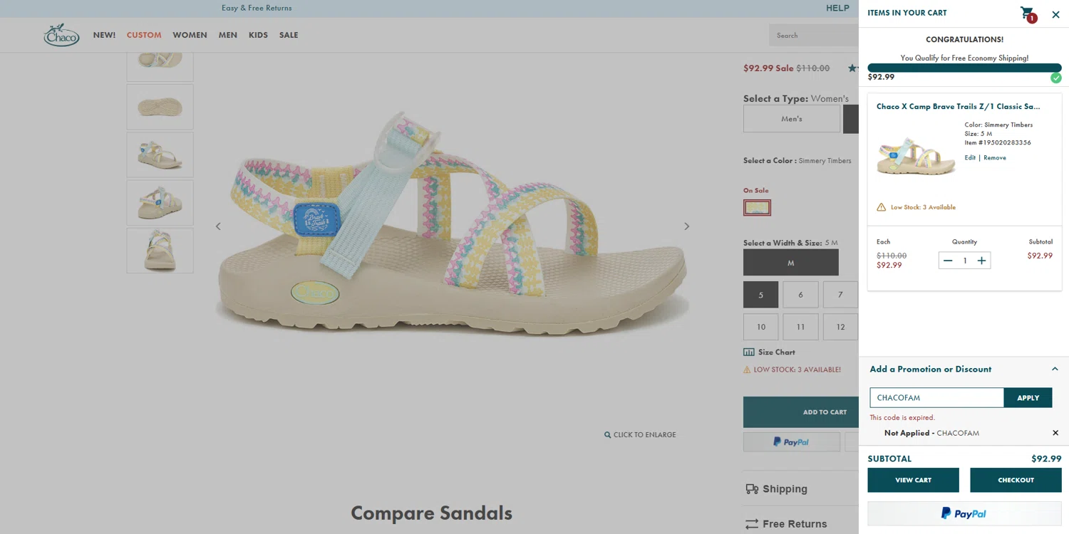 Coupons fashion for chacos sandals