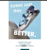 CUSH30 coupon verification screenshot