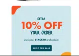 STACK10 coupon verification screenshot