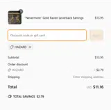 HAZARD coupon verification screenshot
