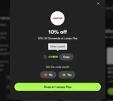 cyber coupon verification screenshot