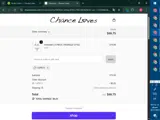 Chance Loves coupon verification screenshot