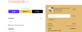 Chandelierias coupon verification screenshot