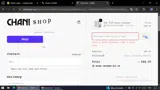 Chani Nicholas coupon verification screenshot