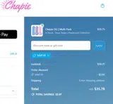 Chapie coupon verification screenshot