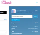 Chapie coupon verification screenshot