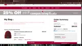Chapman Panthers coupon verification screenshot
