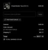 TREYSARTORIUS coupon verification screenshot
