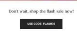 FLASH30 coupon verification screenshot