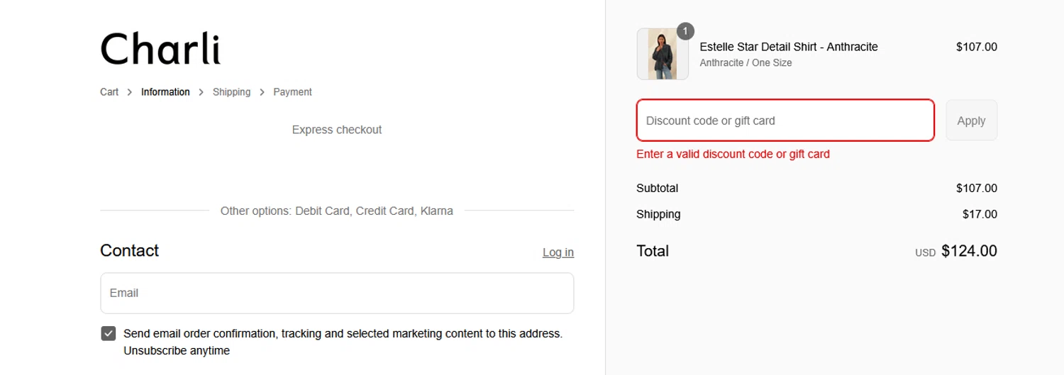 Charli UK promo code screenshot showing code WELCOMEBACK20 applied at Charli UK checkout page. Uploaded by SimplyCodes community member CRYSTALSUICINE on Jun 18, 2025