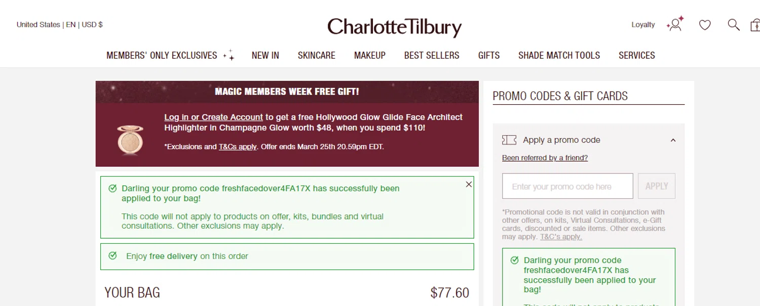 Charlotte Tilbury Promo Codes 20 Off March 2024