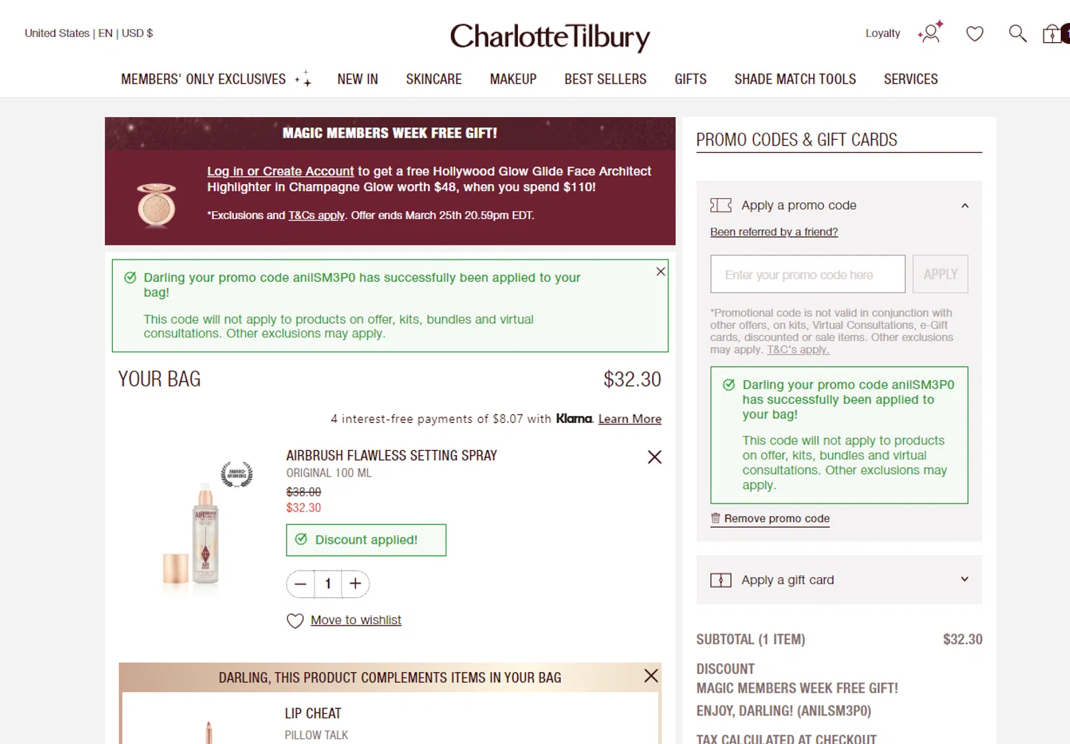 Charlotte Tilbury Promo Codes 20 Off March 2024