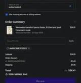 AMERICAMONTENEG coupon verification screenshot
