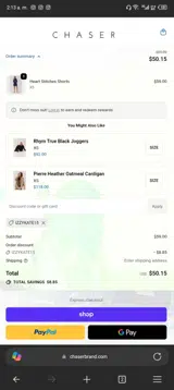 IZZYKATE15 coupon verification screenshot