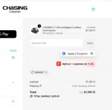 Chasing coupon verification screenshot