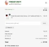Final30 coupon verification screenshot