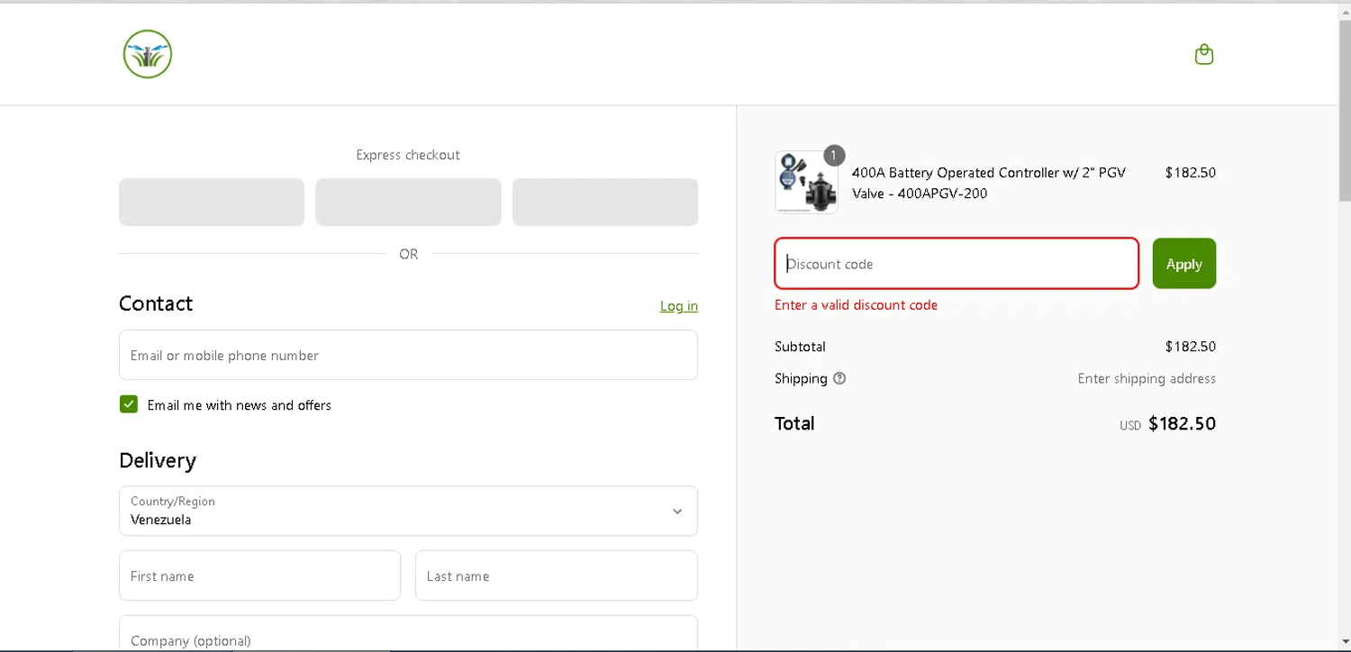 Cheap Sprinklers discount code screenshot showing code COMEBACK applied at Cheap Sprinklers checkout page. Uploaded by SimplyCodes community member rosatulos_423295234 on Mar 27, 2025