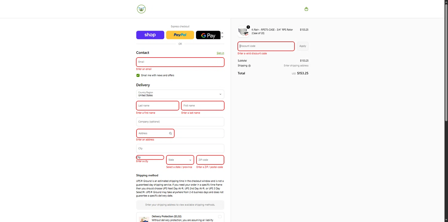 Cheap Sprinklers discount code screenshot showing code FREESHIPPING applied at Cheap Sprinklers checkout page. Uploaded by SimplyCodes community member TreasureScholar8716 on Feb 7, 2026