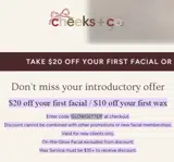 Cheeks + Co coupon verification screenshot