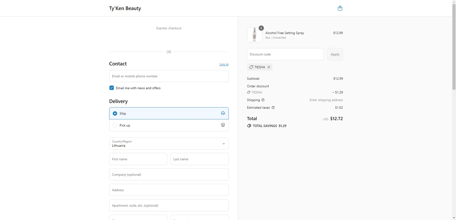 CheetahWrap discount code screenshot showing code CWFIRST5 applied at CheetahWrap checkout page. Uploaded by SimplyCodes community member ValiantAce1810 on Sep 6, 2025