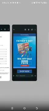 Fd15 coupon verification screenshot