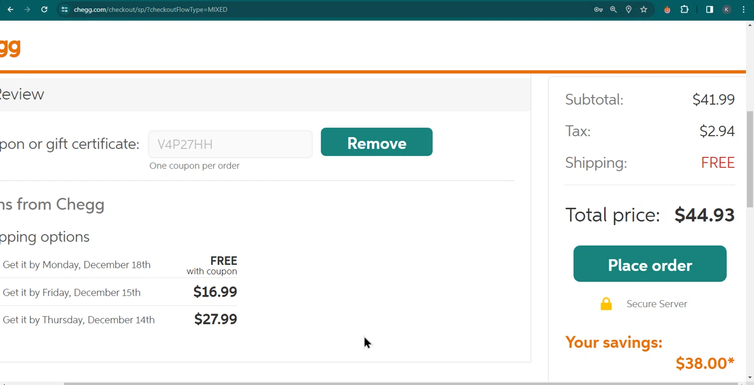 Chegg Promo Codes – 30% Off | December 2023