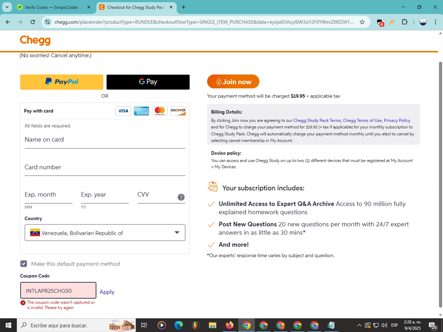Chegg Promo Codes - 15% Off + Free Ship Coupons Apr 2026