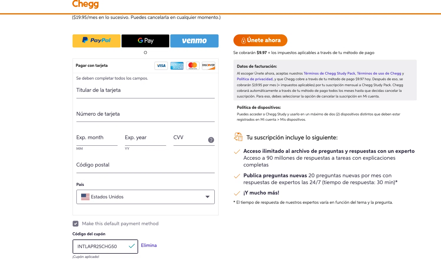 Chegg Promo Codes - 15% Off + Free Ship Coupons Mar 2026