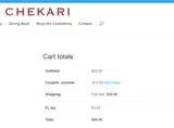 SUMMER15 coupon verification screenshot