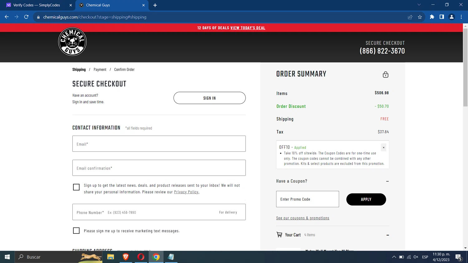 Chemical Guys Promo Codes 10 Off December 2023