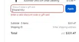 Chem-X coupon verification screenshot