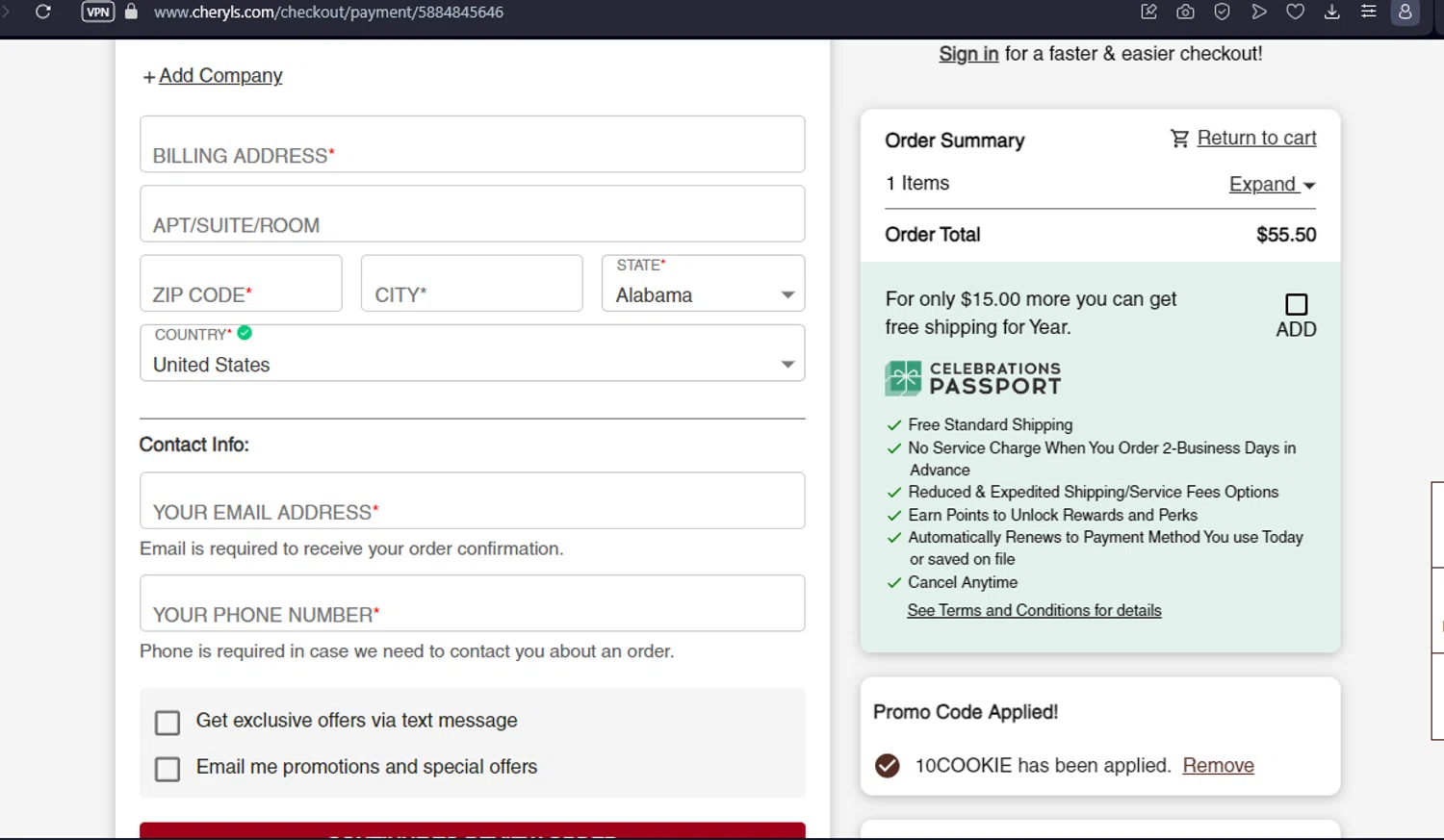 Cheryl's Cookies Promo Codes 10 Off Coupons in August 2024 SimplyCodes