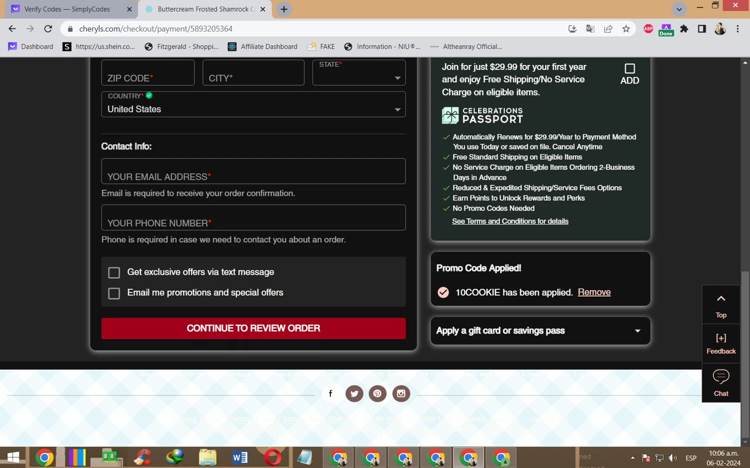 Cheryl's Cookies Promo Codes 10 Off September 2024