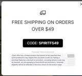 Chestnut Hill Griffins coupon verification screenshot