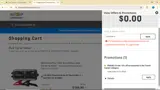 POWERUP10 coupon verification screenshot