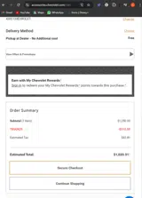 TRUCK25 coupon verification screenshot